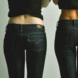 LEVI'S Denim JEANS Bold Curve AUDACIEUSE Skinny ( 24 )